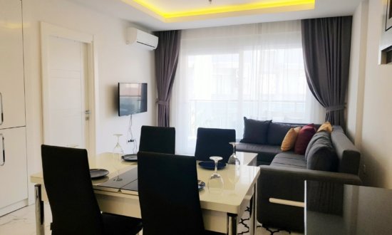 Алания Махмутлар Продажа Меблированной  Квартиры 1+1 Близко к Морю